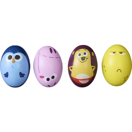 DR Børste Rattle Eggs, 4-pack
