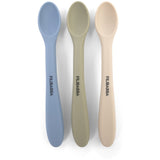 FILIBABBA Ocean Mix Silicone Feeding Spoons 3-Pack