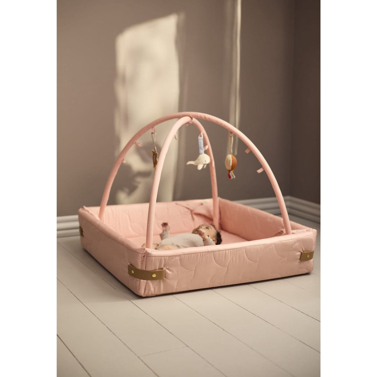 FILIBABBA Misty Rose Activity Nest Soft Quilt