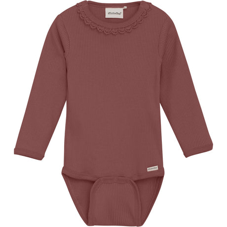 Minymo Withered Rose Body Ls Rib