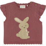 Minymo Withered Rose Vest Knit