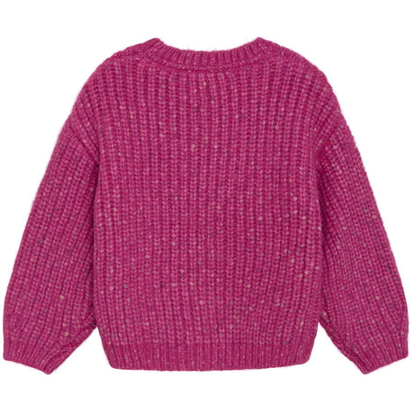 Minymo Fuchsia Fedora Pullover Knit