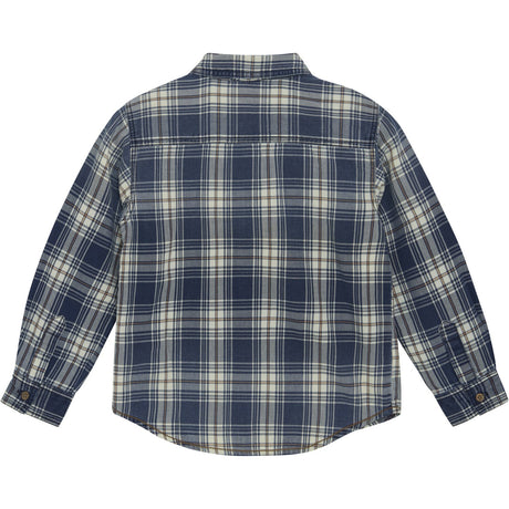 Minymo China Blue Shirt Ls Check