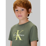Calvin Klein Thyme Ck Monogram Ss T-Shirt