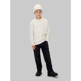 Calvin Klein Whitecap Gray Fluffy Sweater