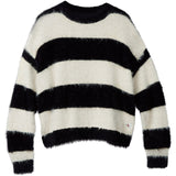 Calvin Klein Whitecap Gray / Ck Black Ck Stripe Cn Sweater
