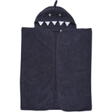 Pippi Odyssey Gray Hooded Bath Towel