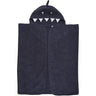Pippi Odyssey Gray Hooded Bath Towel
