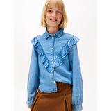 Tommy Hilfiger Denim Ruffle Blouse L/S