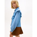 Tommy Hilfiger Denim Ruffle Blouse L/S