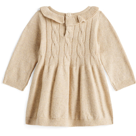 Tommy Hilfiger Malted Milk Heather Cable Sweater Dress Ls