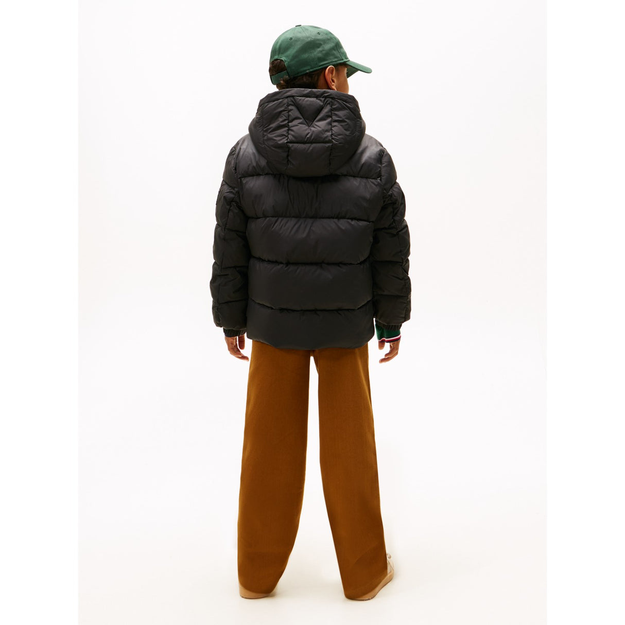 Tommy Hilfiger Black Matt And Shine Embossed Jacket