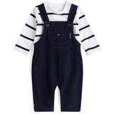 Tommy Hilfiger Dark Night Navy Baby Cord Dungaree Set