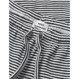 Mads Nørgaard Black/Vanilla Ice 2X2 Cotton Stripe Verona Pants