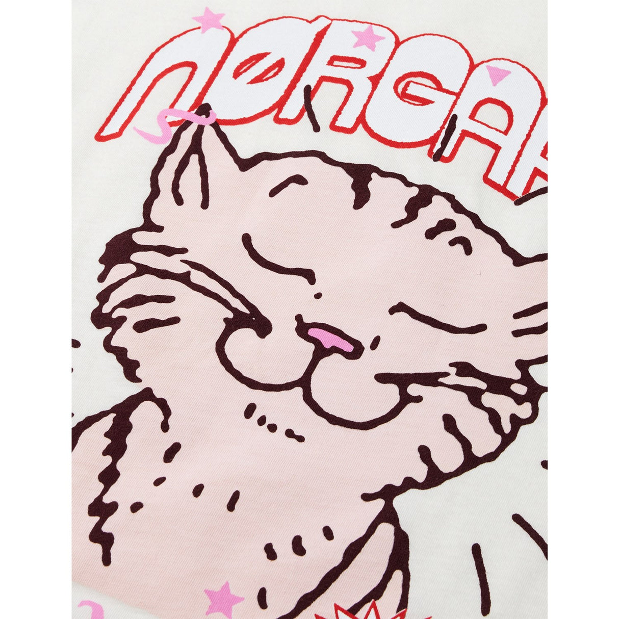 Mads Nørgaard Vanilla Ice Single Cotton Tuvina Print Tee