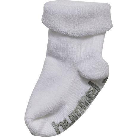 Hummel White Mini Non Slip Sock