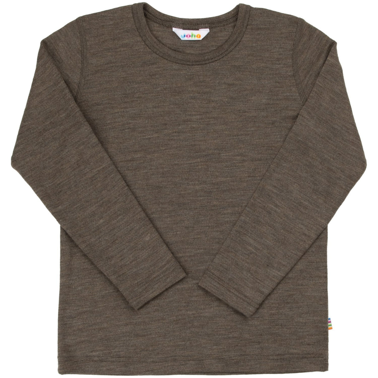 Joha Brown Melange Blouse M/Lange Sleeves