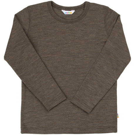 Joha Brown Melange Blouse M/Lange Sleeves