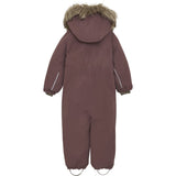En Fant Rose Taupe Snowsuit W. Fake Fur