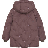 En Fant Rose Taupe Jacket Puffer W. Embroidery