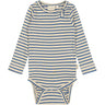 Petit Piao True Navy/off White Body L/S Modal Striped