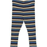 Petit Piao True Navy Multistripe Legging Modal Multi Striped