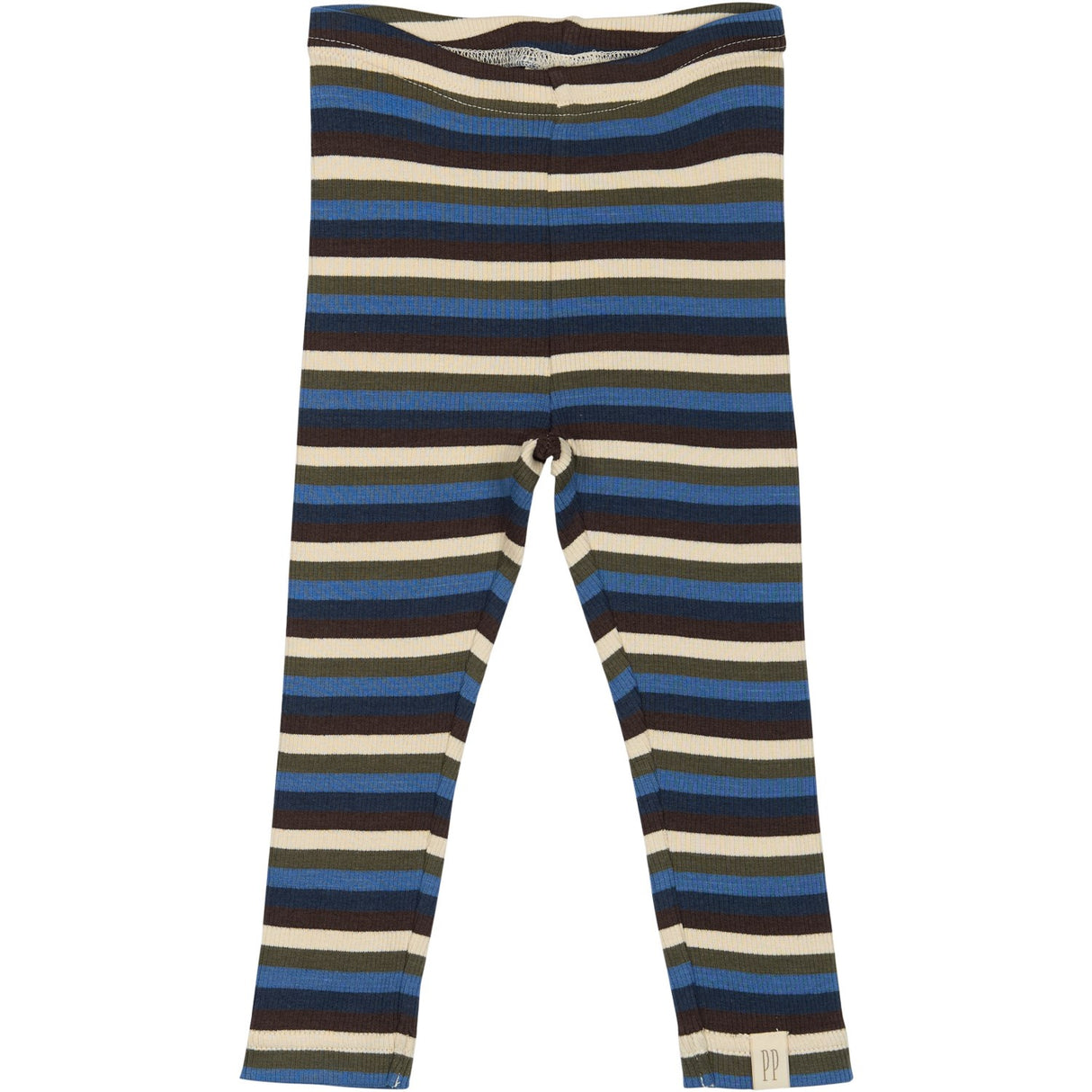 Petit Piao True Navy Multistripe Legging Modal Multi Striped