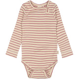 Petit Piao Nostalgic Rose/off White Body L/S Modal Striped
