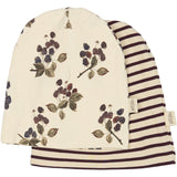 Petit Piao Black Berry Beanie Hat 2 Pack