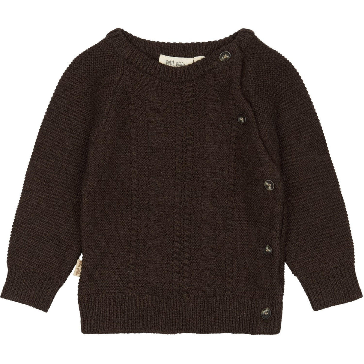 Petit Piao Brown PpDaqo Knit Shirt