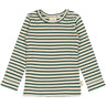 Petit Piao Dark Sea/off White T-shirt L/S Modal Striped