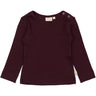 Petit Piao Dark Grape T-shirt L/S Modal