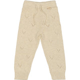 Petit Piao Off White PpDaqa Knit Pants