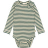 Petit Piao Dark Sea/off White Body L/S Modal Striped