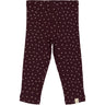 Petit Piao Dark Grape/White Legging Modal Heart