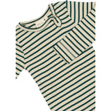Petit Piao Dark Sea/off White Body L/S Modal Striped