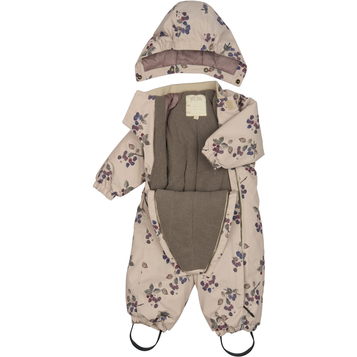 Petit Piao Blackberry AOP PPDard Snowsuit