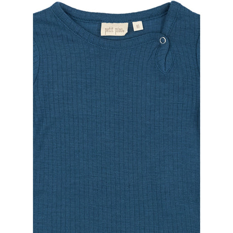 Petit Piao Ensign Blue PPDante Body L/S Merino Wool