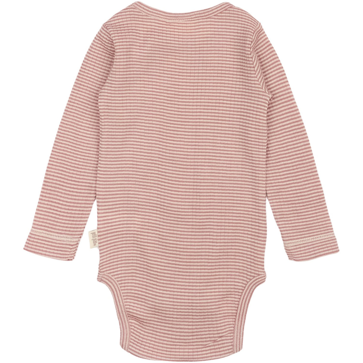 Petit Piao Nostalgic Rose/Dark Off White PPDante Body L/S Merino Wool Striped