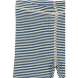 Petit Piao Ensign Blue/dark Off White PPDante Leggings Merino Wool Striped