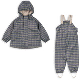 Konges Sløjd Laurel Blue Check Rainy Palme Set