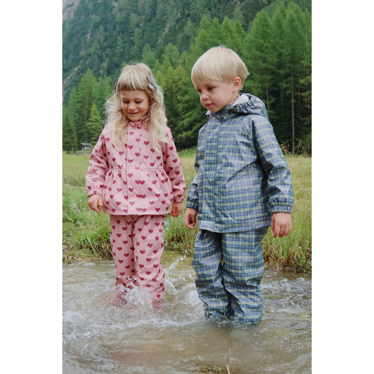 Konges Sløjd Amour Pink Rainy Palme Set Girl