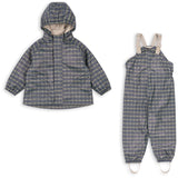Konges Sløjd Laurel Blue Check Rainy Palme Set