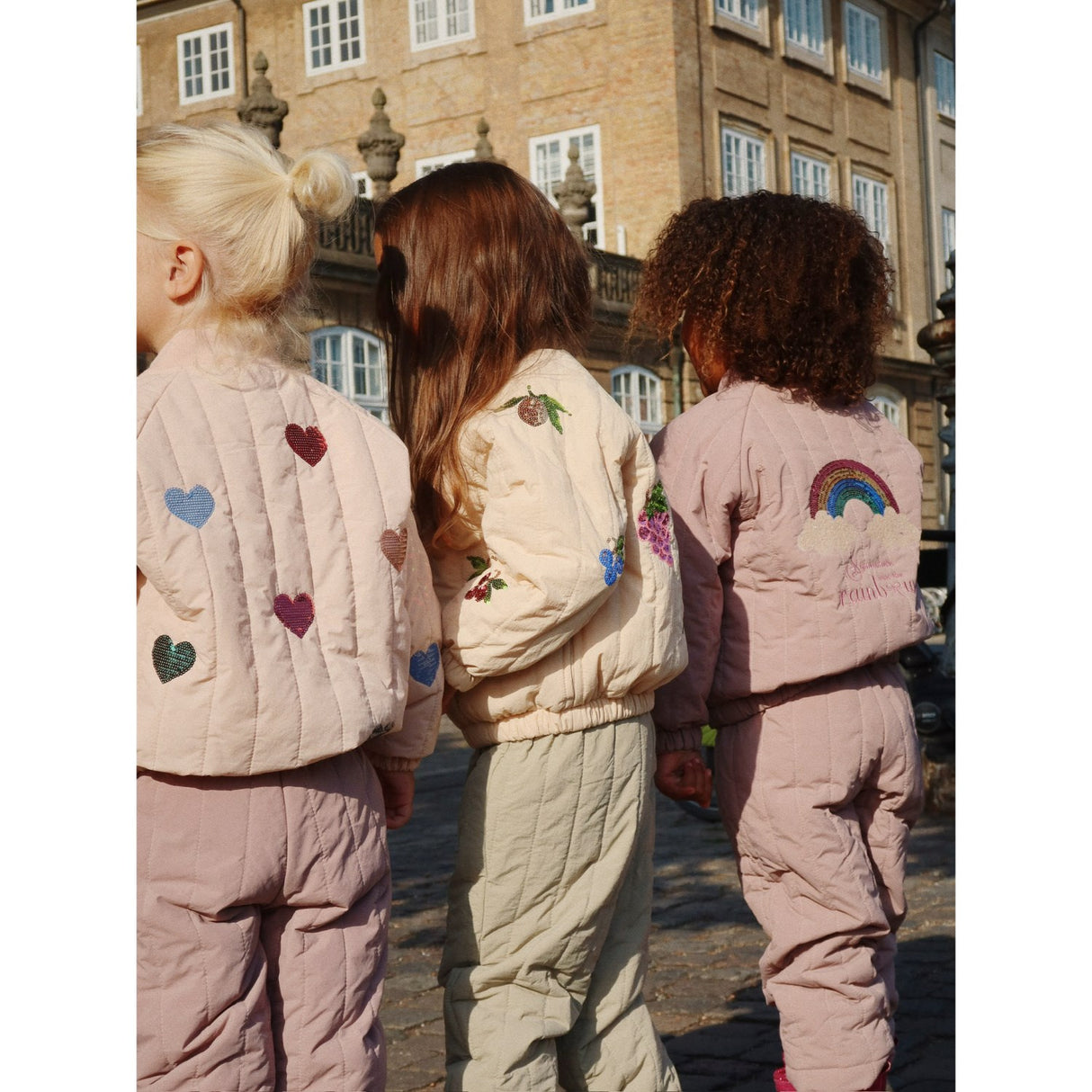 Konges Sløjd Cameo Rose Juno Sequin Bomber Jacket