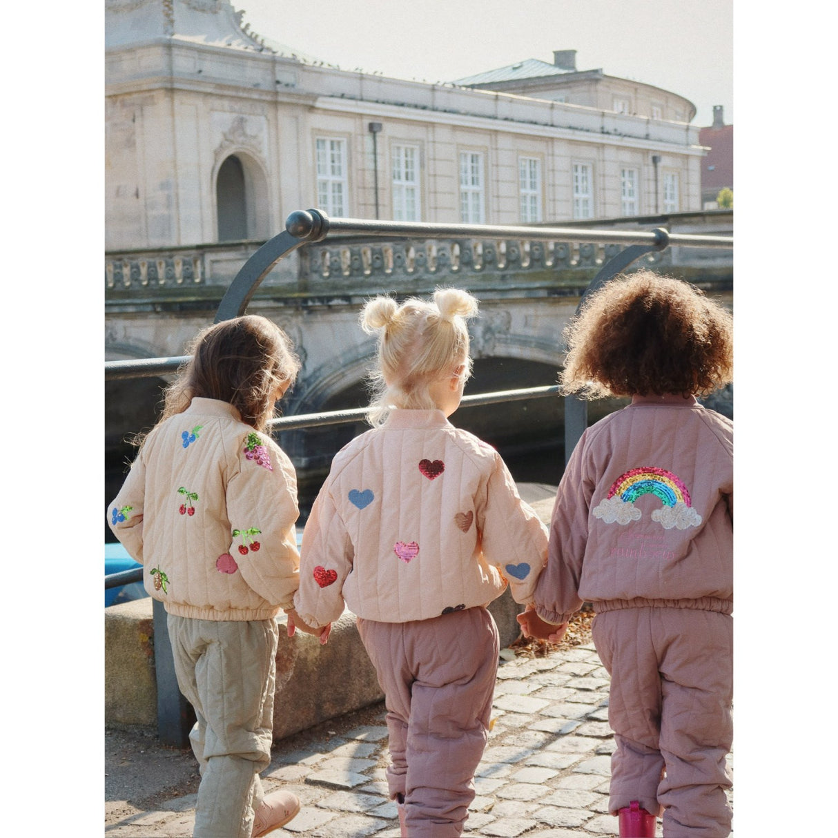 Konges Sløjd Cameo Rose Juno Sequin Bomber Jacket