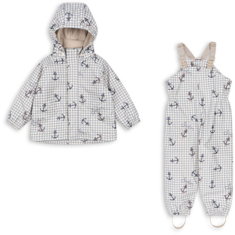 Konges Sløjd Sailor Check Rainy Palme Set