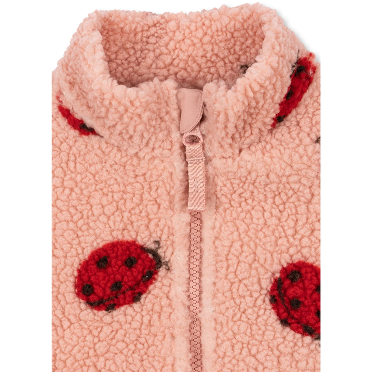 Konges Sløjd Ladybug Pink Jody Teddy Jacket Grs