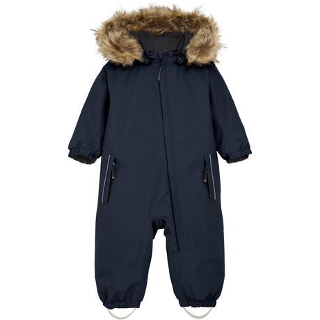 Color Kids Total Eclipse Baby Coverall W. Fake Fur