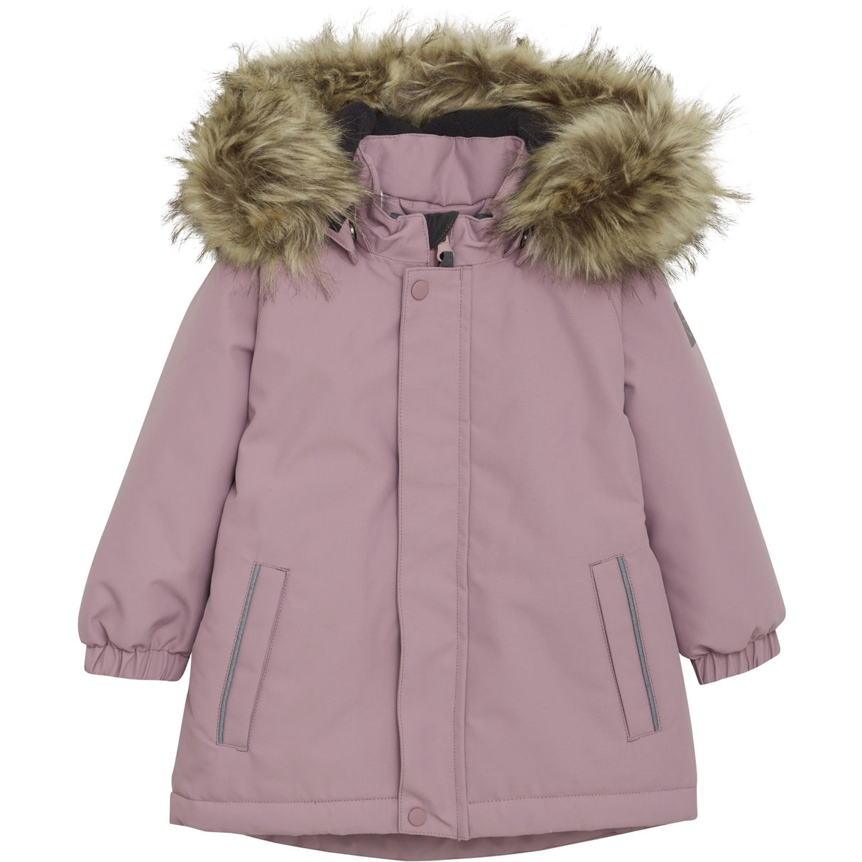 Color Kids Woodrose Baby Parka W. Fake Fur