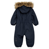 Color Kids Total Eclipse Baby Coverall W. Fake Fur